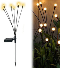 Schwebende Solar-Gartenlampen mit Glühwürmchen-Effekt – FireGlow