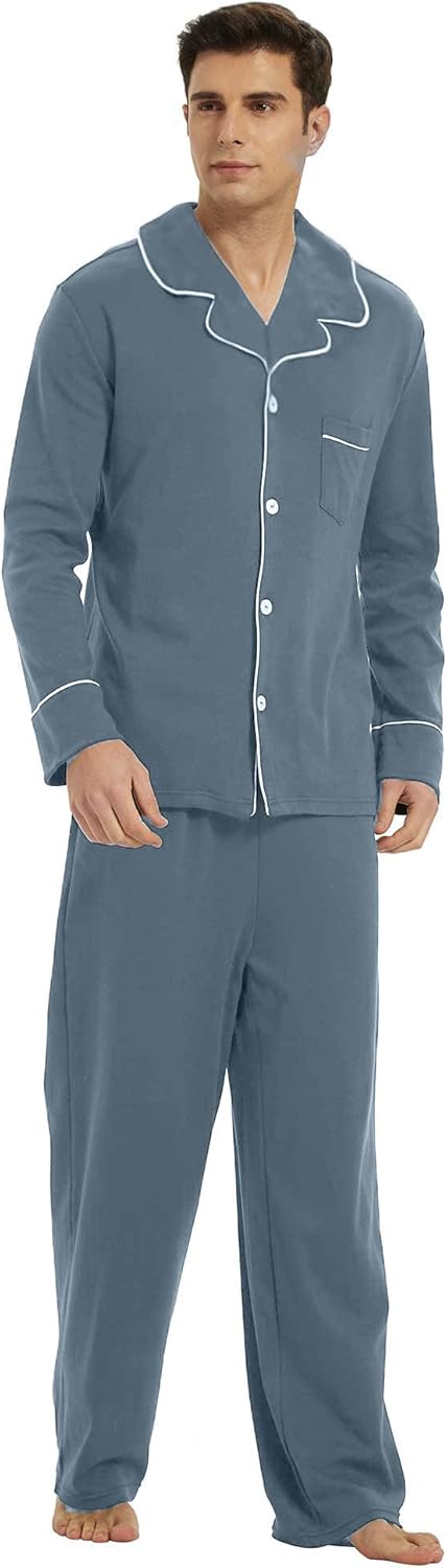 Comfortable Cotton Men's Pajamas - Leo