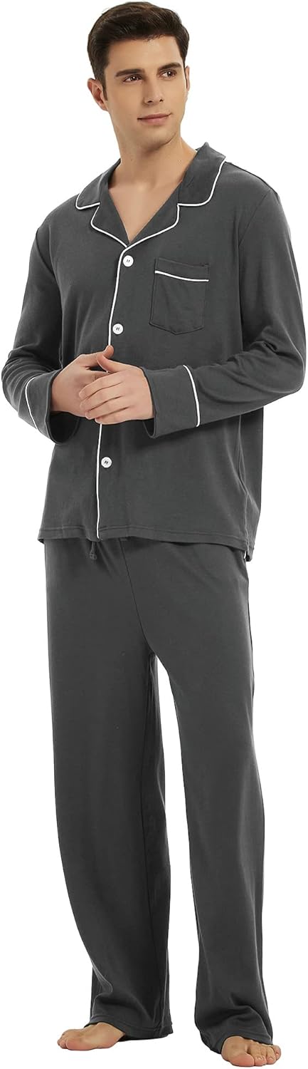Comfortable Cotton Men's Pajamas - Leo