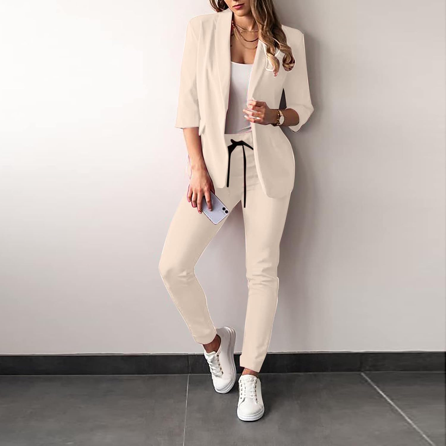2-teiliges Stretch-Damenanzug mit Blazer - Vivian