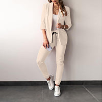 2-piece stretch women's suit with blazer - Vivian