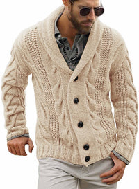 Comfortable Knitted Men's Cardigan - Lucas