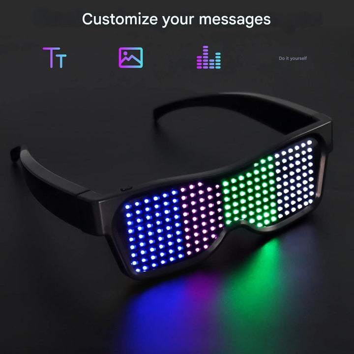 App-programmierbare LED-Partybrille - GlowBeat