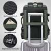 Erweiterbarer 26–45L Wasserdichter Reiserucksack mit Laptopfach & Duffle-Option