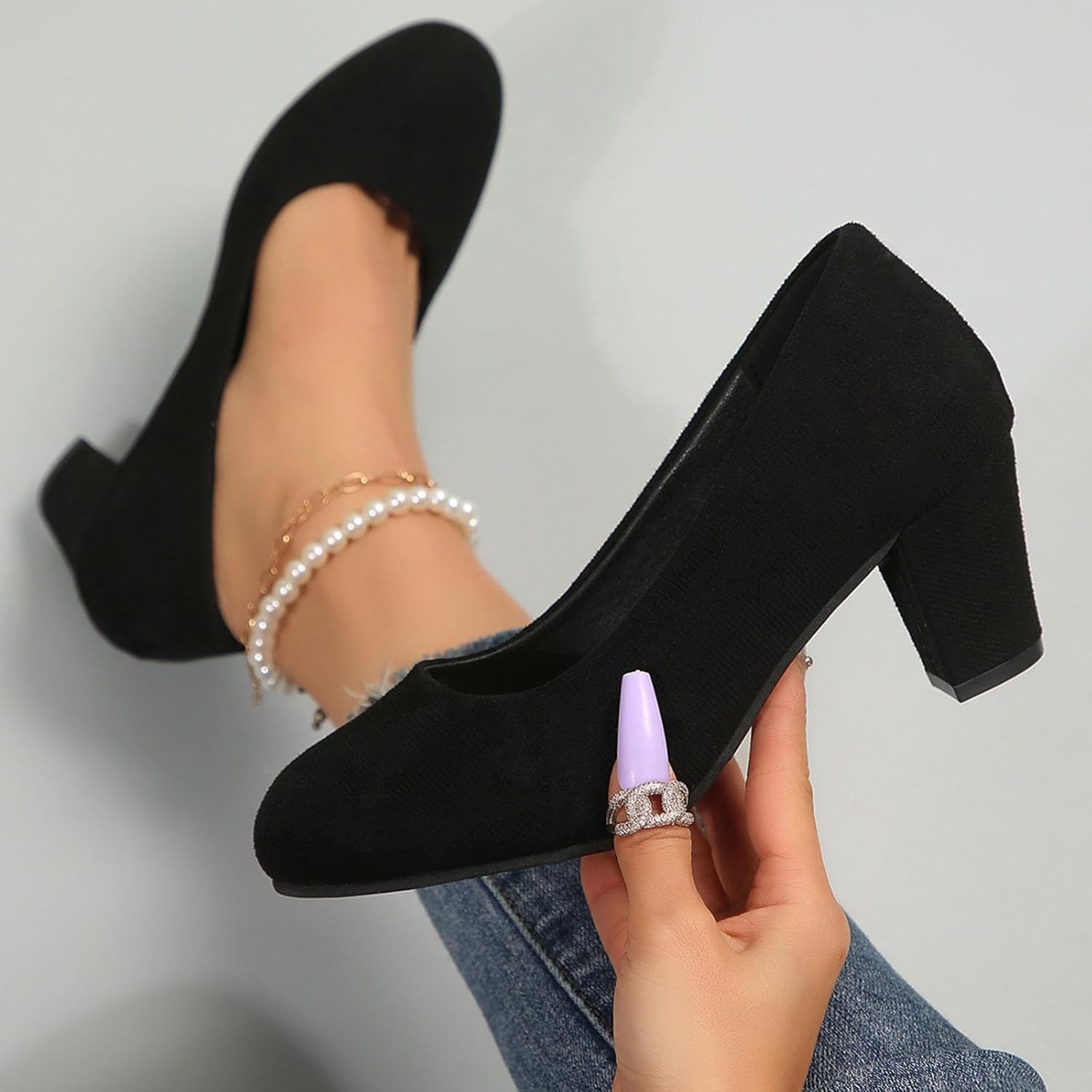 Samt Pumps mit Leopardenmuster – Clara Oktoberfest 2025