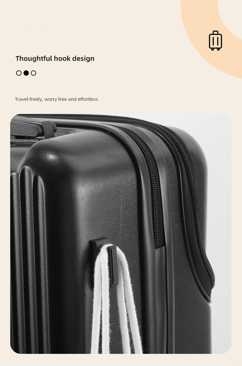 Hartschalen-Handgepäck mit Becherhalter, USB-Anschluss und TSA-Schloss