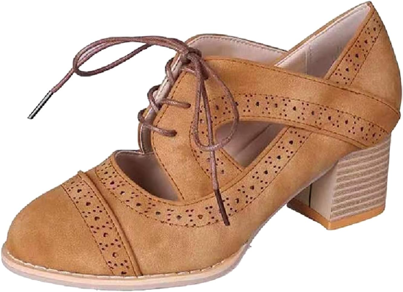 Wildlederoptik Dirndl-Schnürpumps – Katharina Oktoberfest 2025