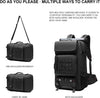 50L wasserdichter Reiserucksack mit Schuhfach und USB-Anschluss