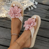 Stylische Damen-Slipper mit Blumendetail für den Sommer - BlütenSchritt
