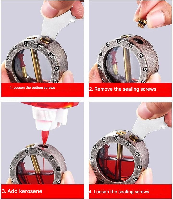 Antike transparente Feuerzeug – FlintAura