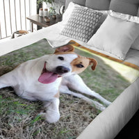 Personalisierte Decke mit eigenem Foto