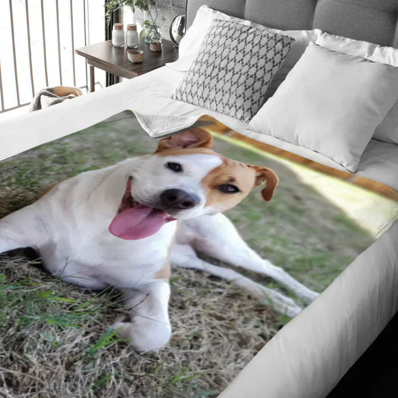 Personalisierte Decke mit eigenem Foto