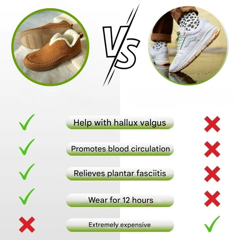 Barfußhausschuhe mit Fleece-Futter – Amalia