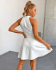 Stilvolles Damen Sommerkleid mit Halterkragen – Malia