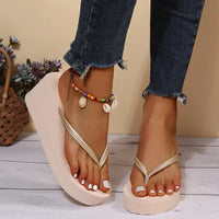 Damen Plateau-Pantoletten mit Clip-Zehen-Design – Riviera