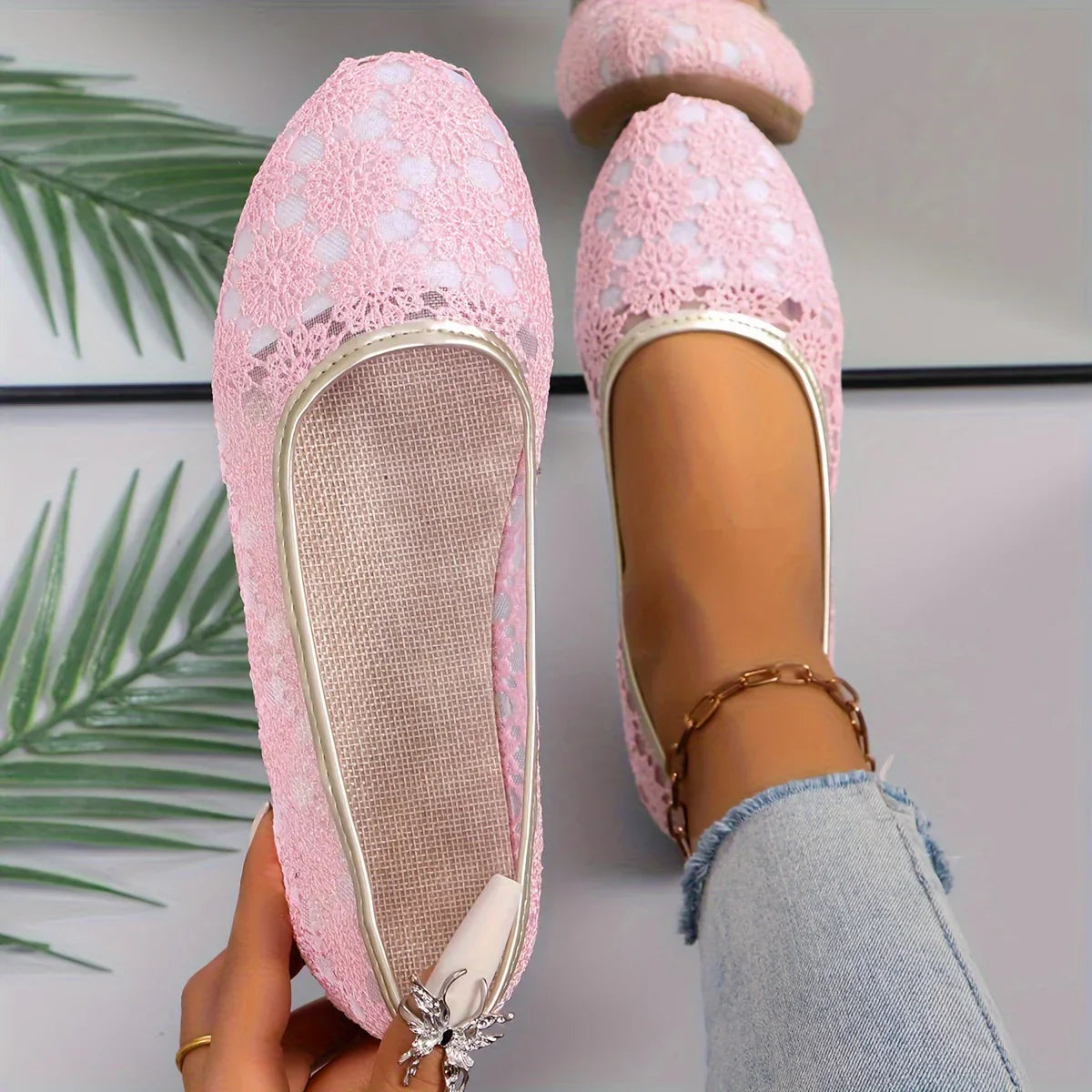 Blumenmuster Ballerinas | Fleur