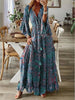 Boho Maxikleid mit fließender Passform & Details – 1+1 GRATIS – Amira