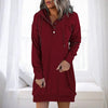 Minimalistische Long Damen Hoodie – Valeria