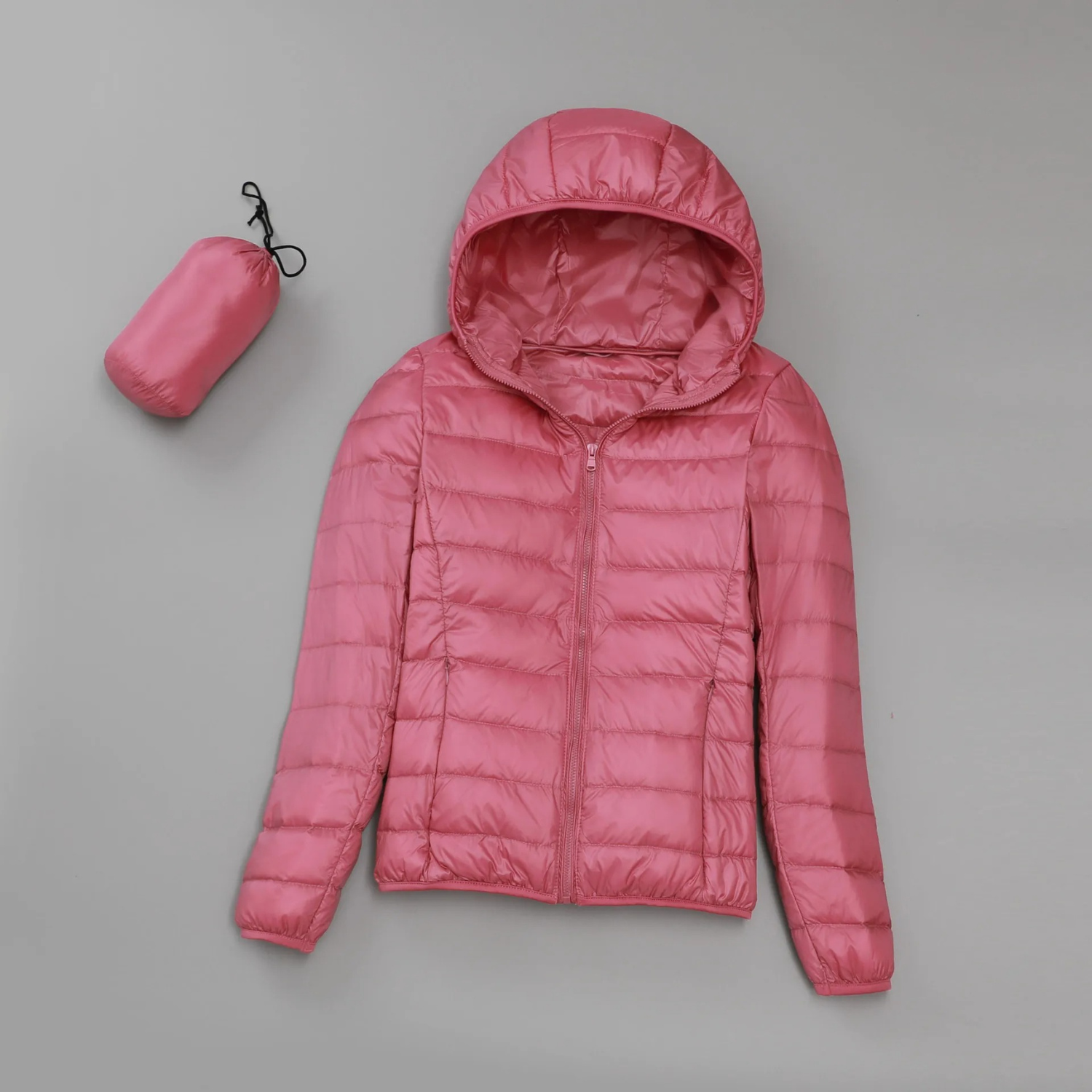 Ultraleichte Damen Steppjacke mit Kapuze – Elara