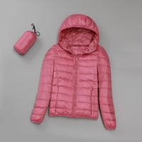 Ultraleichte Damen Steppjacke mit Kapuze – Elara