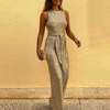 Ärmelloser Party-Jumpsuit Damen – Figurbetont & Festlich – Amira