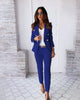 Zweiteiliges Damen Slim-Fit-Set für moderne Business-Looks – Valentina