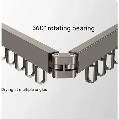 Wall-mounted drying rack for clothes – Dryvo