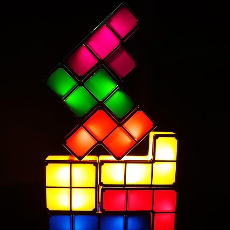Modulare Tetris Lampe - LumiBlocks