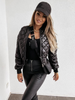 Gefütterte Damen Bomberjacke mit Taschen – Marisa
