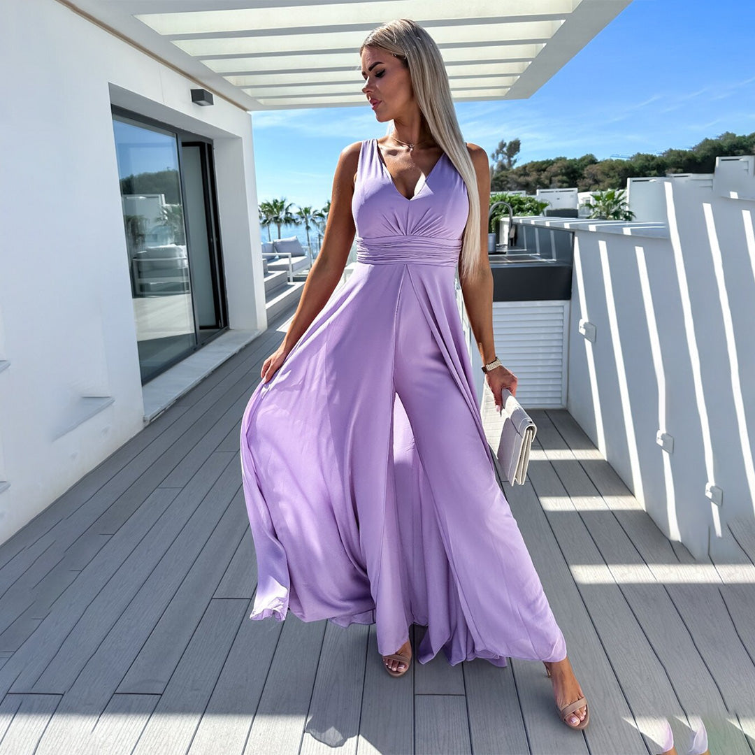 Stilvoller Festlicher Damen-Jumpsuit mit Kleid-Optik – Lorena