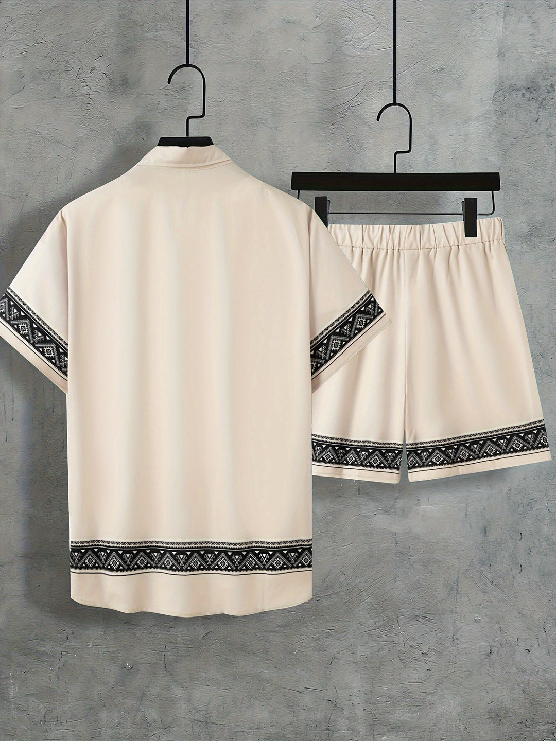 Boho Sommer Set Herren Zweiteilig Shirt und Shorts entspannt - Malik