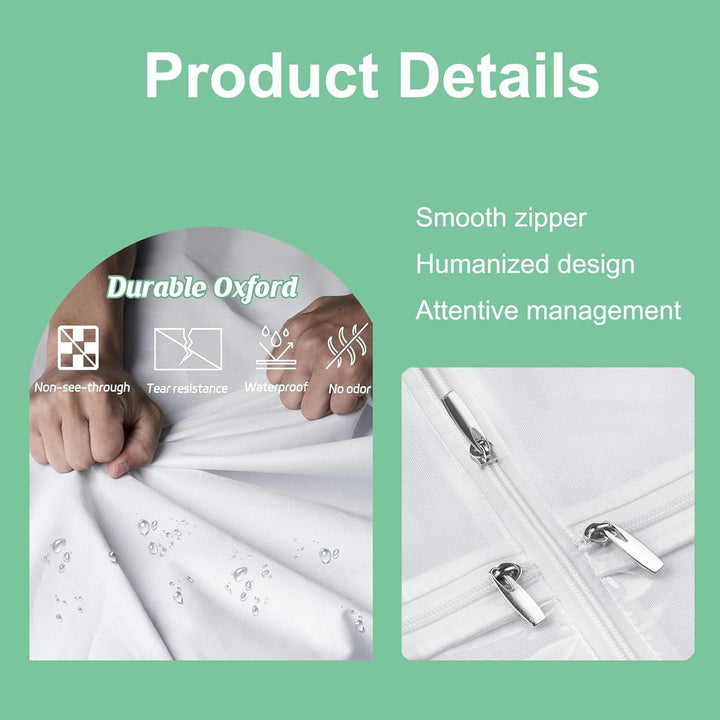 Brautkleid-Aufbewahrungsset in voller Länge – Staubdichte Brautkleid-Hülle (1+1 GRATIS)