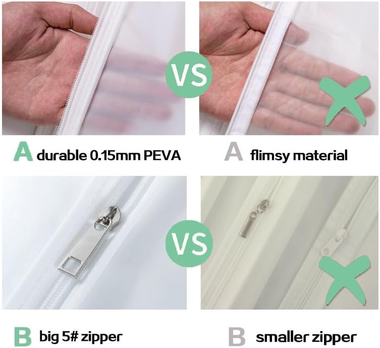 Brautkleid-Aufbewahrungsset in voller Länge – Staubdichte Brautkleid-Hülle (1+1 GRATIS)