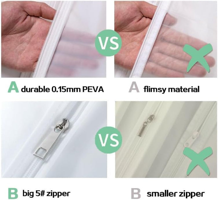 Brautkleid-Aufbewahrungsset in voller Länge – Staubdichte Brautkleid-Hülle (1+1 GRATIS)