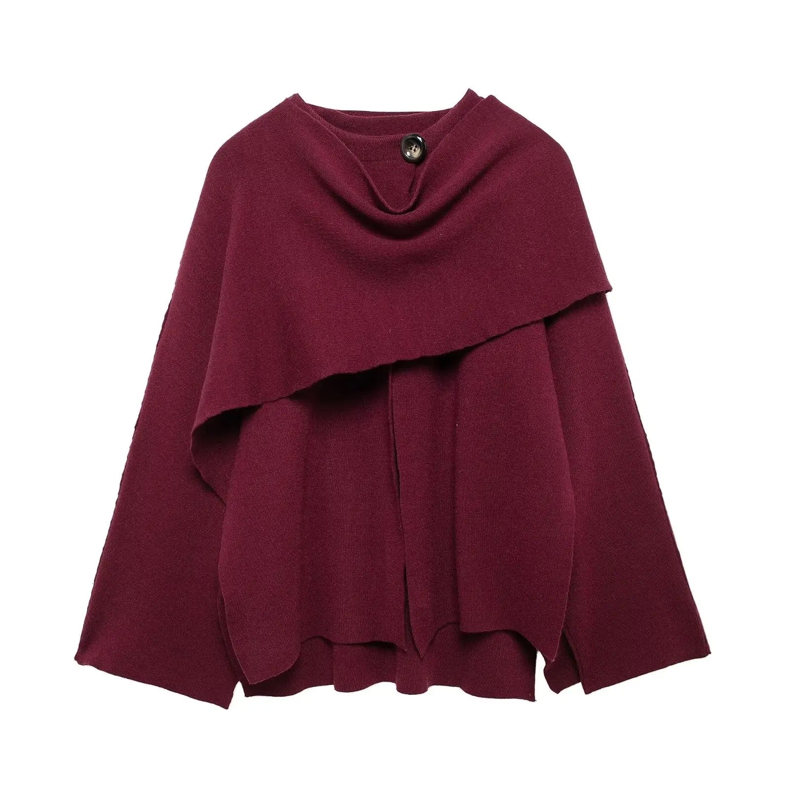 Stilvoller Damen-Winterponcho – Ella