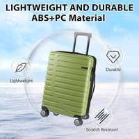 Ausziehbarer Hartschalenkoffer mit Spinner-Rädern und TSA-Schloss