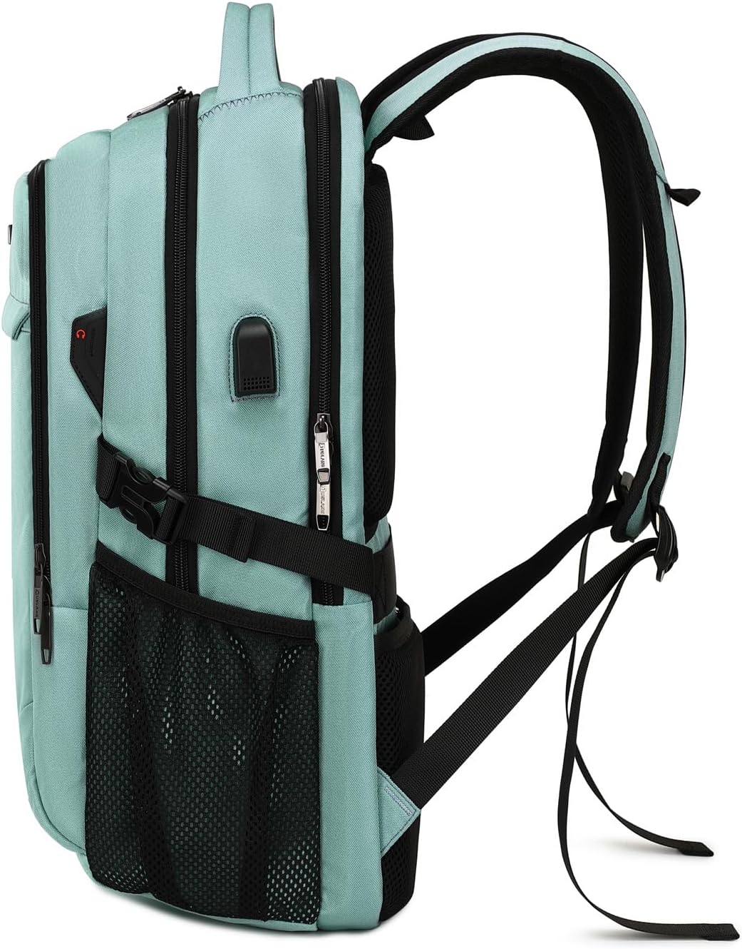 Wasserdichter Reise-Laptoprucksack mit USB-Anschluss und organisierter Aufbewahrung