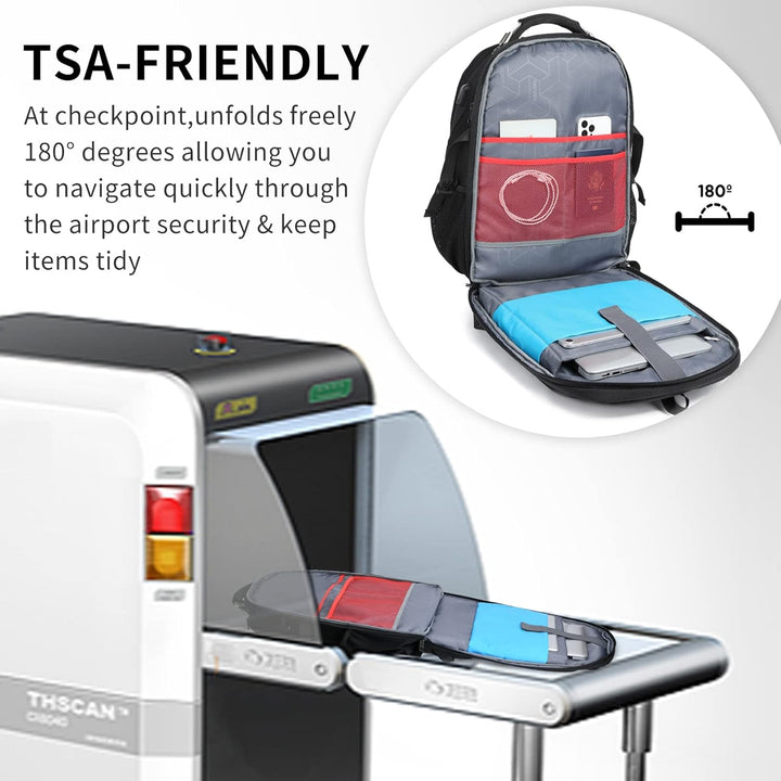 50L Wasserdichter extra großer Reise-Laptoprucksack mit USB-Anschluss