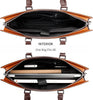 Echte Leder Multi-Fach Geschäfts-Laptoptasche für Profis