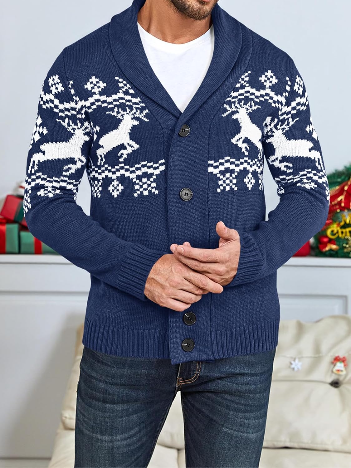 Comfortabel Gebreid Heren Vest - Lucas