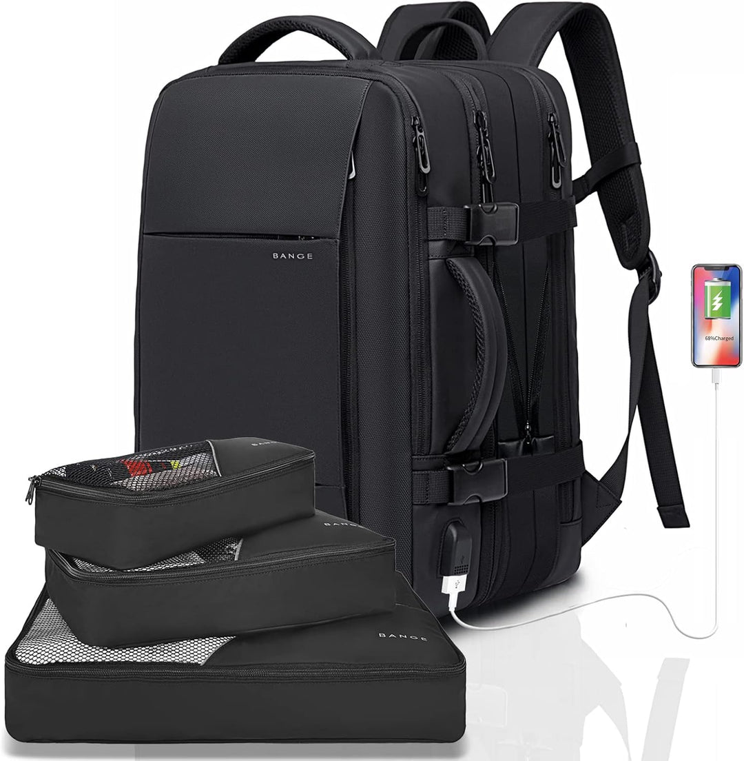 Erweiterbarer 26–45L Wasserdichter Reiserucksack mit Laptopfach & Duffle-Option