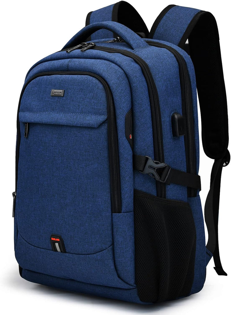 Wasserdichter Reise-Laptoprucksack mit USB-Anschluss und organisierter Aufbewahrung
