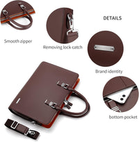 Echte Leder Multi-Fach Geschäfts-Laptoptasche für Profis