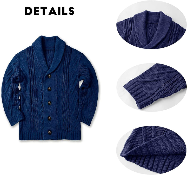 Comfortable Knitted Men's Cardigan - Lucas