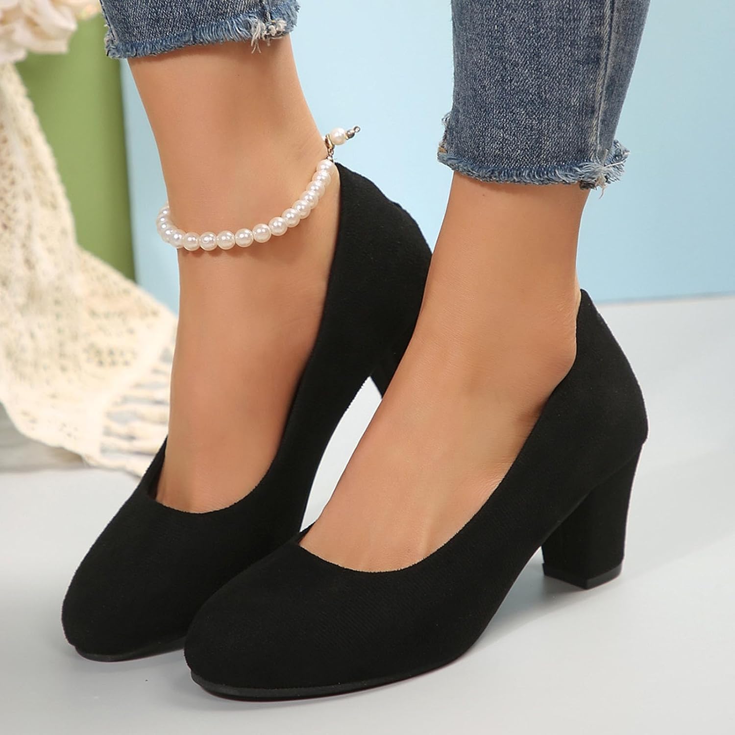 Samt Pumps mit Leopardenmuster – Clara Oktoberfest 2025
