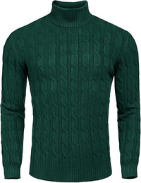 Casual Knitted Men's Turtleneck - Sander