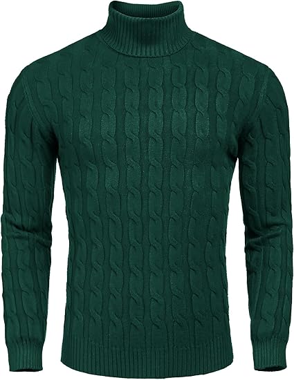Casual Knitted Men's Turtleneck - Sander