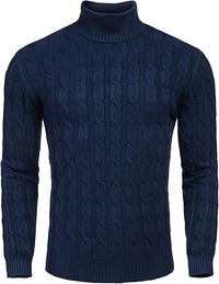 Casual Knitted Men's Turtleneck - Sander