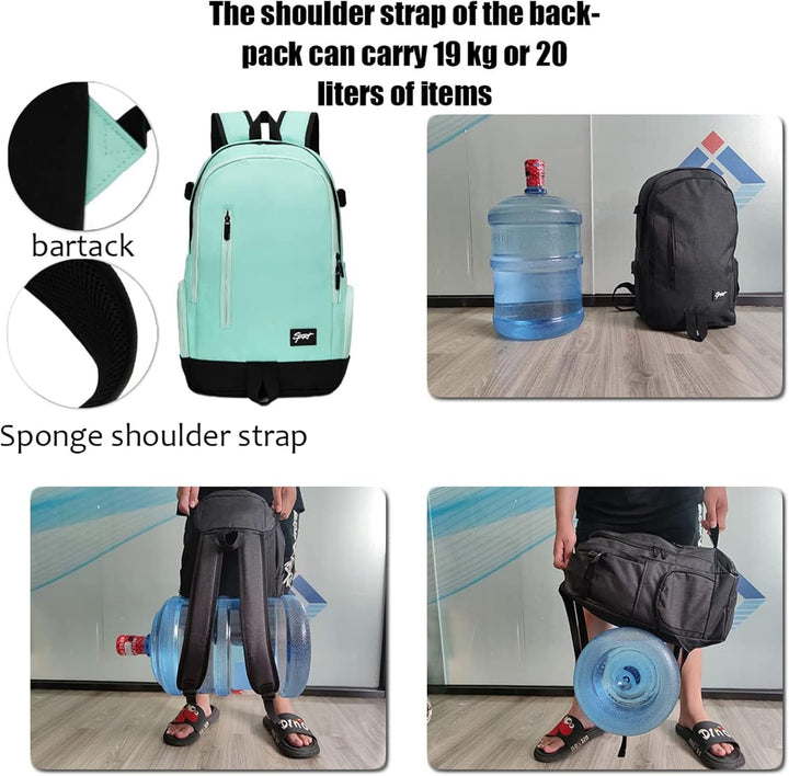 Dun 15,6" Reise- und Arbeits-Laptop-Rucksack mit Organizer-Fächern