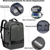 Erweiterbarer 45–55L Wasserdichter Reiserucksack mit 46,5 cm Laptopfach